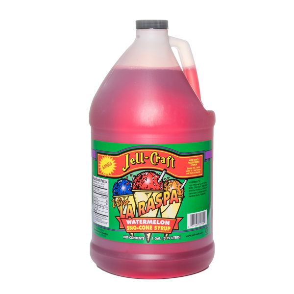 FixtureDisplays Snow Cone Syrup Shaved Ice Watermelon Flavour Coffee